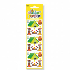 Sticker Garden Sheet Glossy Mice Camping