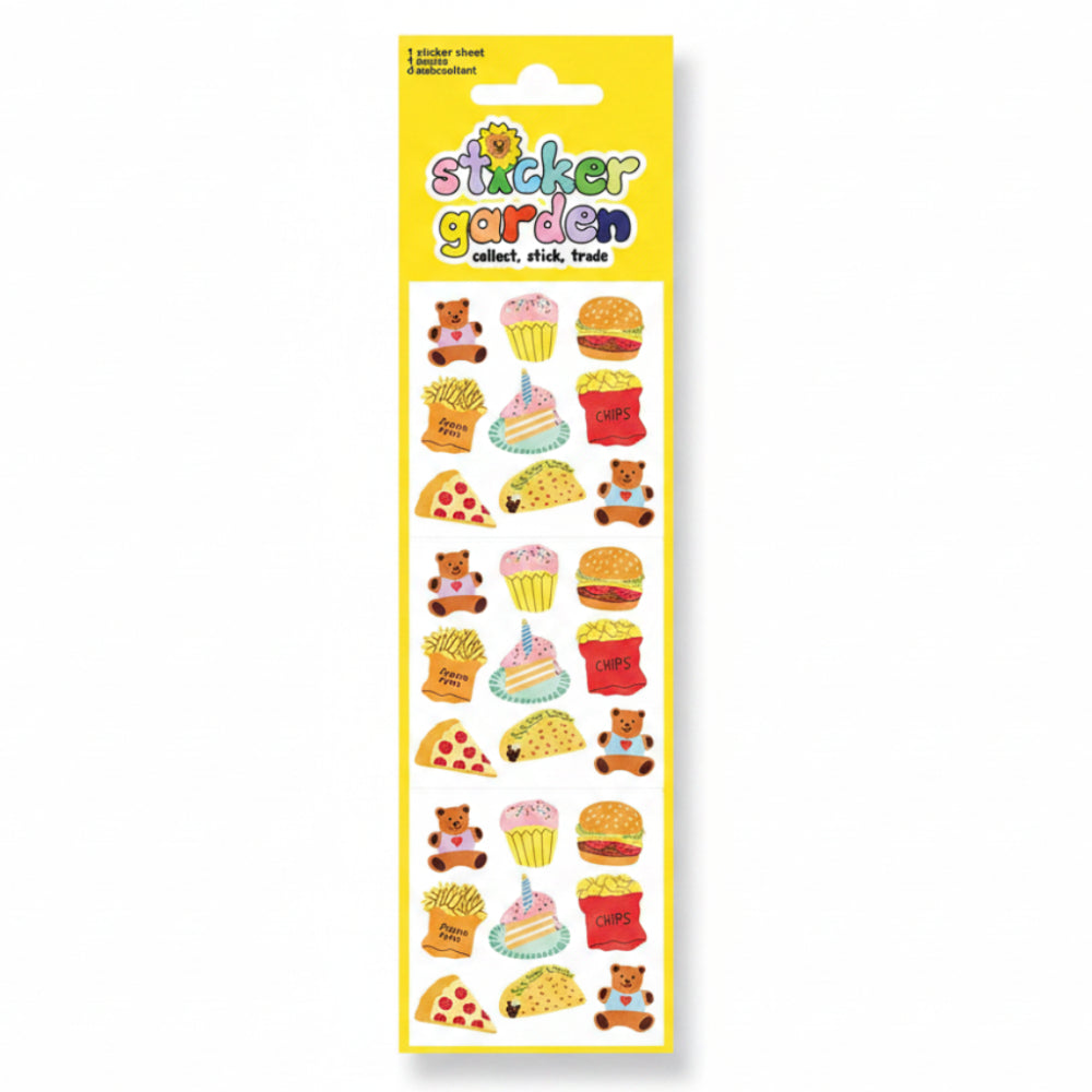 Sticker Garden Sheet Glossy Teddy Bear Picnic