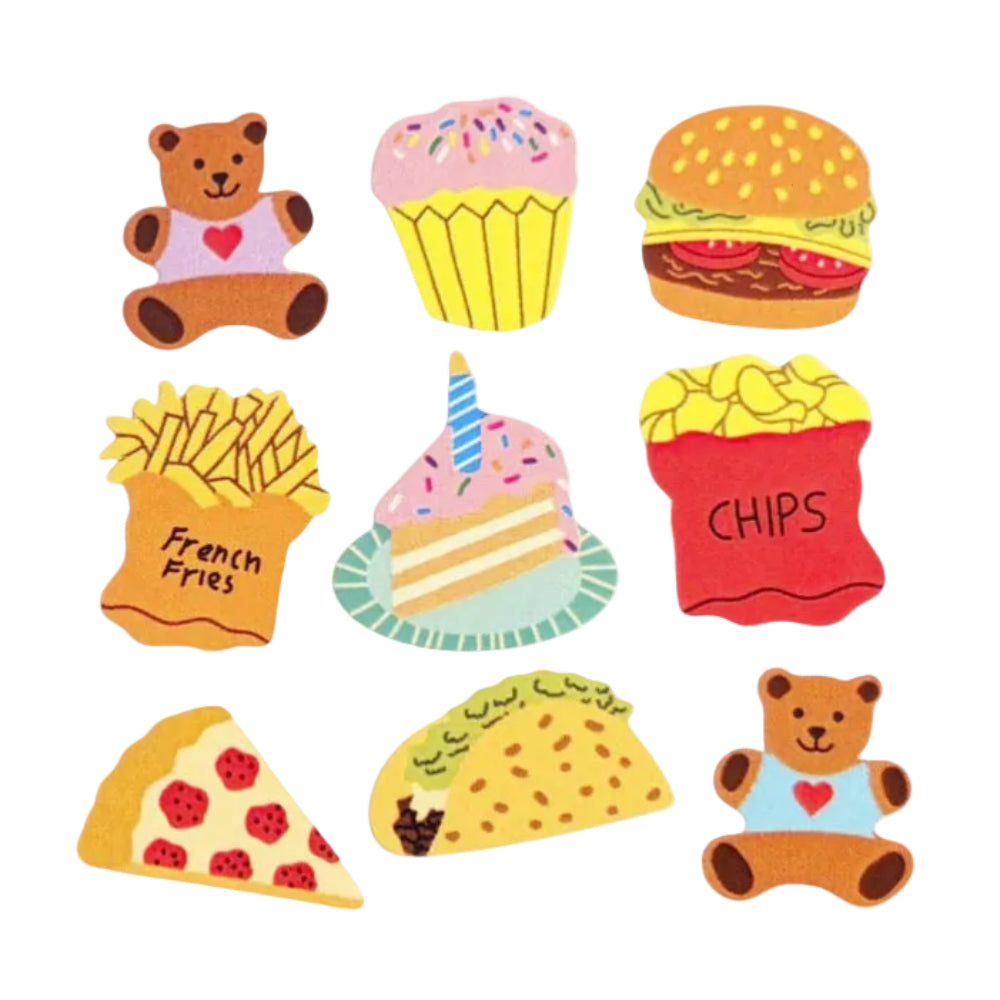 Sticker Garden Sheet Glossy Teddy Bear Picnic