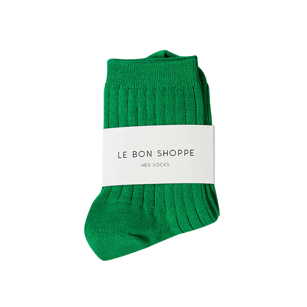 Le Bon Shoppe Her Socks Kelly Green