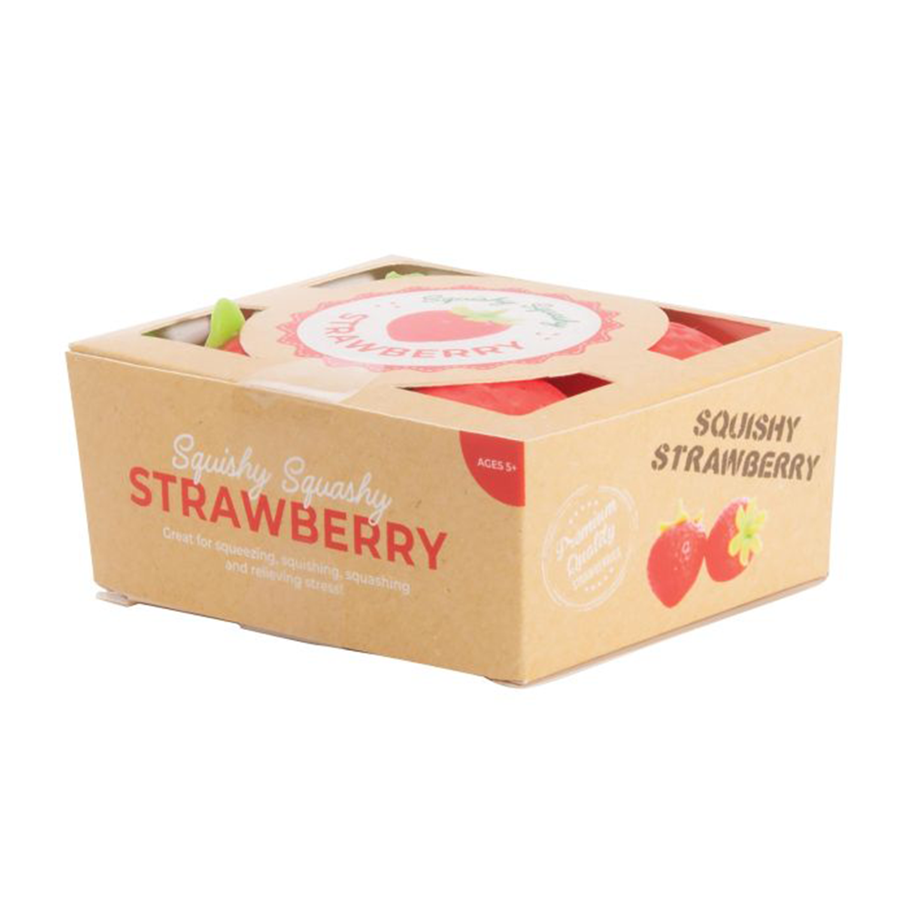 Squishy Squashy Strawberry Set of 4 DC