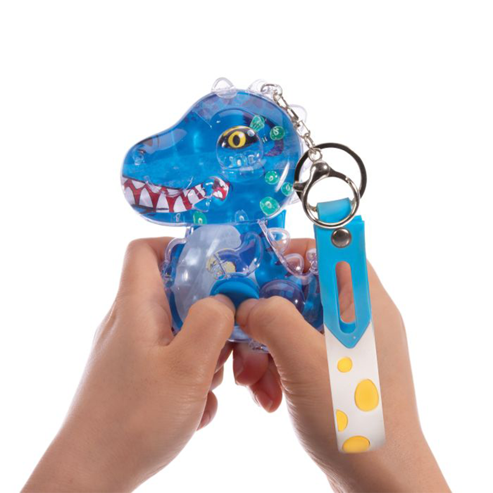 Water Filled Game Keychain T-Rex Assorted