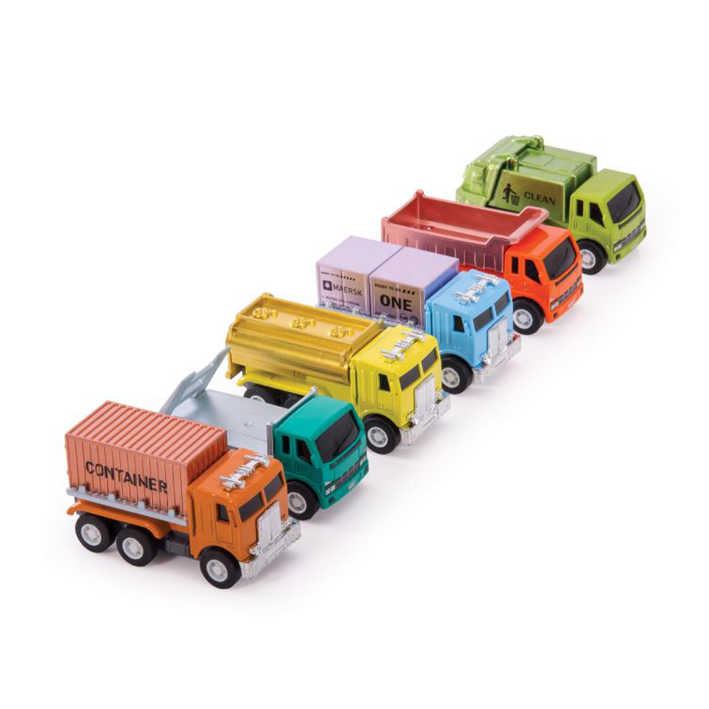 Diecast Pull Back Truck Assorted