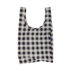 Baggu Standard Reusable Bag Black & White Big Check