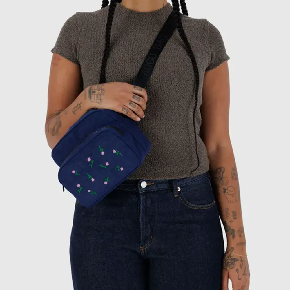 Baggu Fanny Pack Embroidered Wildflower