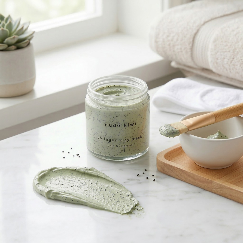 Nude Kiwi Collagen Clay Mask 100g