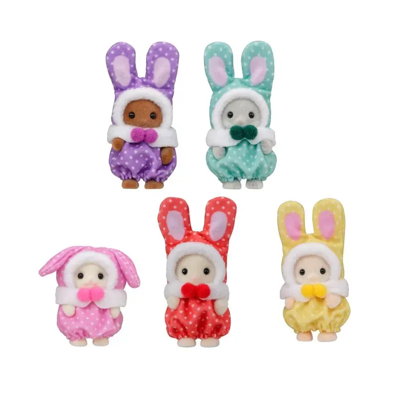 Sylvanian Families Blind Bag Cutie Collectibles Colourful Bunny Costume Babies
