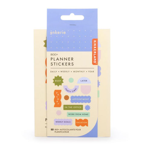 Kikkerland Inkerie Planner Stickers