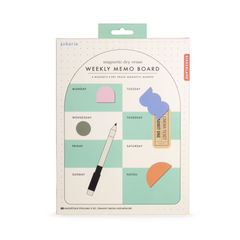 Kikkerland Inkerie Magnetic Dry Erase Weekly Memo Board