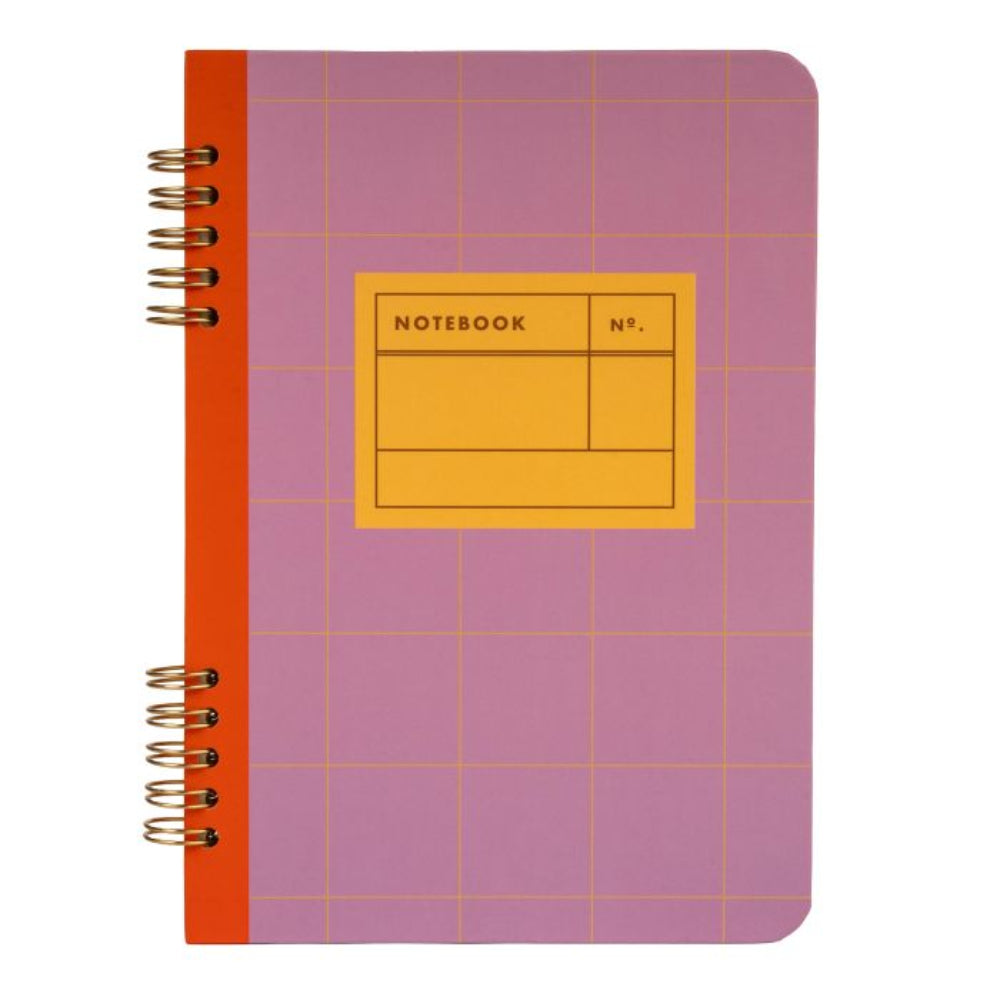 Kikkerland Inkerie Spiral Bound A5 Notebook Assorted