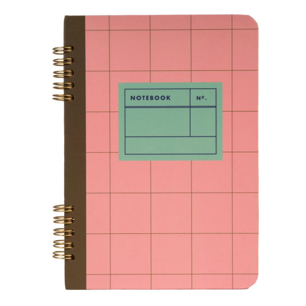 Kikkerland Inkerie Spiral Bound A5 Notebook Assorted
