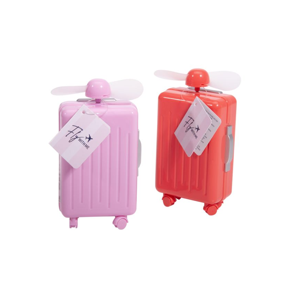 isGift Suitcase Fan Assorted