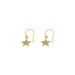 Iko Iko Earrings Dangling Star Gold
