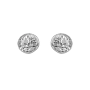 Iko Iko Studs Woman Emblem Silver