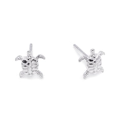Iko Iko Studs Turtles Silver