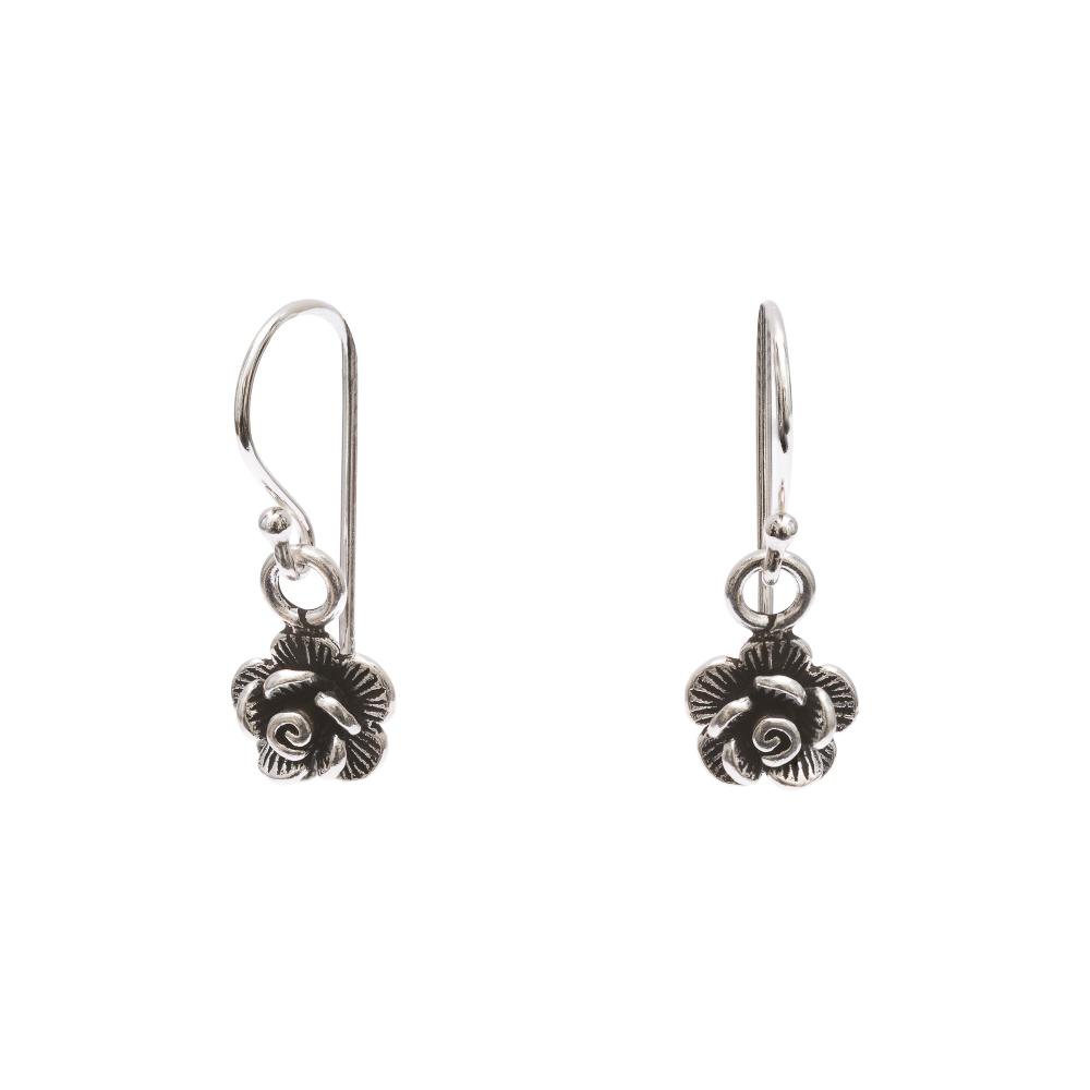 Iko Iko Earrings Rose Silver