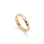 Iko Iko Ring Cut Out Stars Band Gold