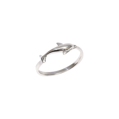 Iko Iko Ring Dolphin Silver