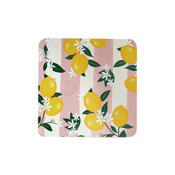 Urban Lemon Delicious Coasters Set of 4