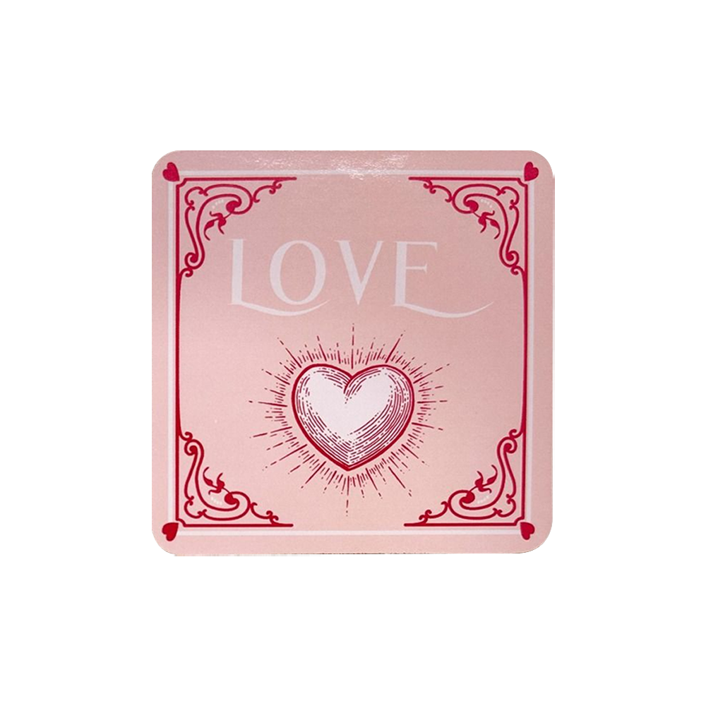 Urban Love Heart Coasters Set of 4