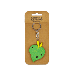 100% NZ Wooden Keyring Kawakawa