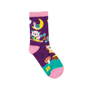 Socksmith Socks Kid's 4-7 year Musical Forest Purple