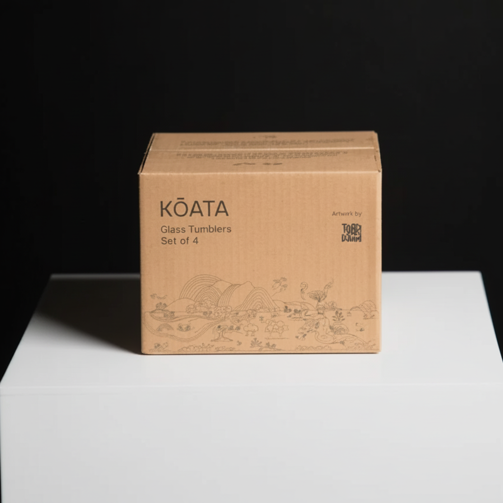 Kōata Glass Tumbers Set of 4