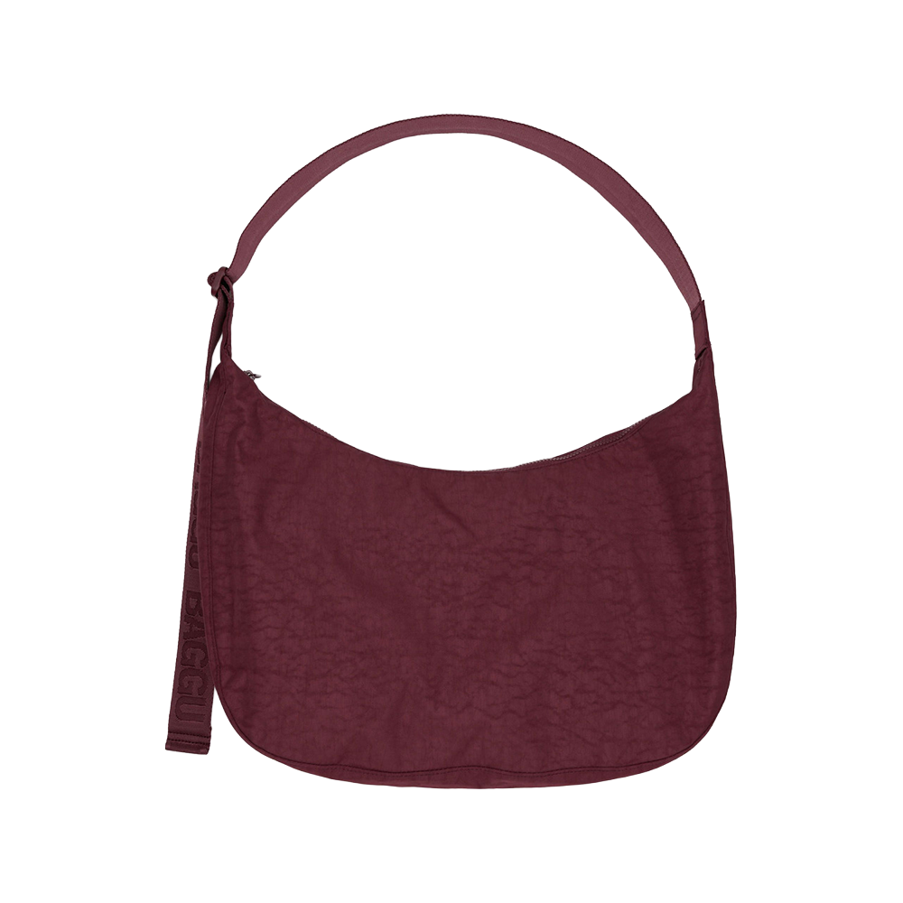 Baggu Large Nylon Crescent Bag Mahogany