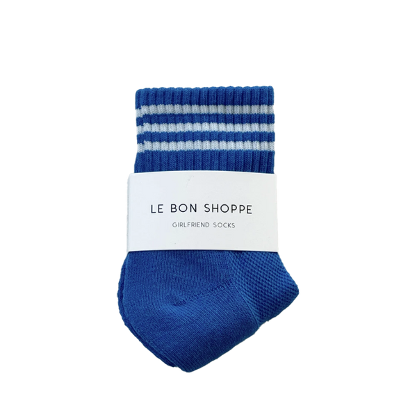 Le Bon Shoppe Girlfriend Socks Royal Blue