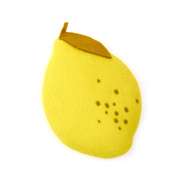 Muskhane Felt Kapok Lemon Cushion Sulfur Flower