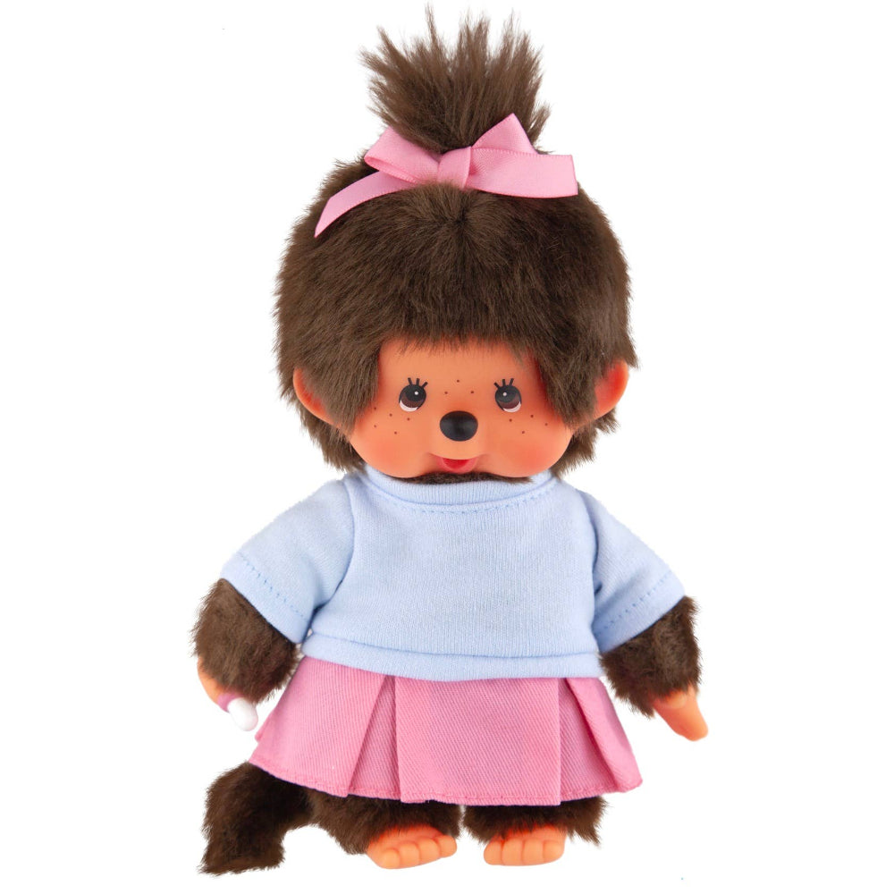 Monchhichi 20cm Pink Skirt Girl
