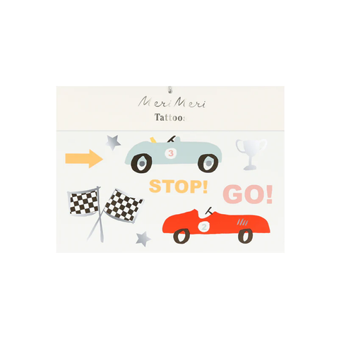Meri Meri Tattoos Race Car