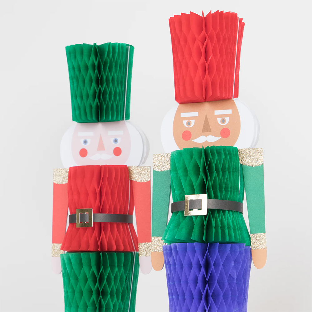 Meri Meri Honeycomb Nutcracker Decoration Large Assorted