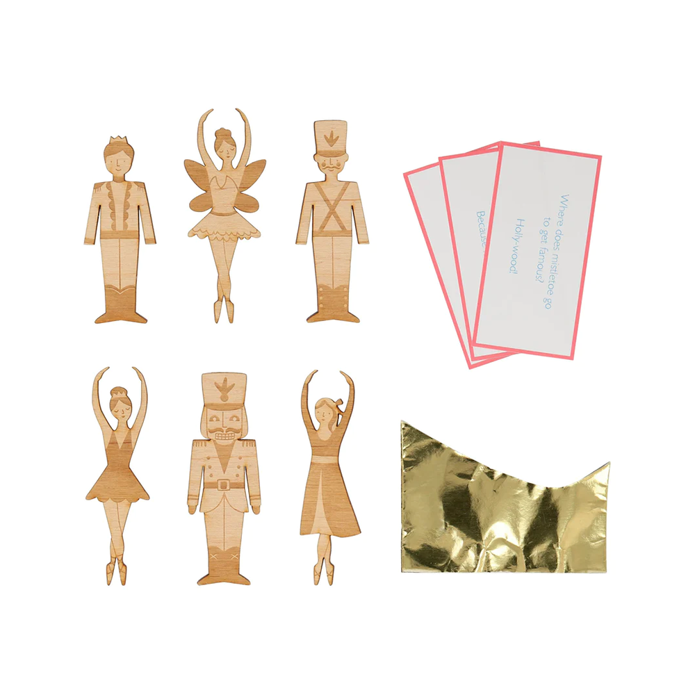 Meri Meri Christmas Crackers Pack of 6 Nutcracker Ballet