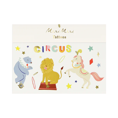 Meri Meri Tattoos Circus Animals