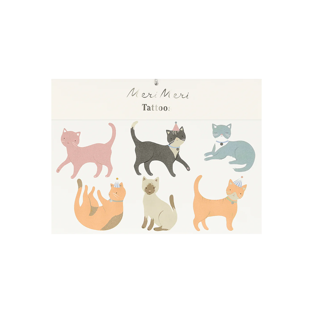 Meri Meri  Tattoos Cats