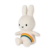Bon Ton Toys x Miffy Corduroy Miffy Off White Rainbow