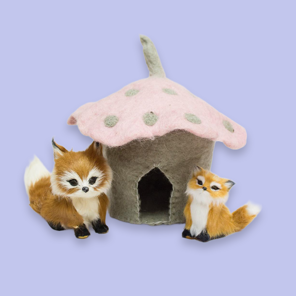 Misery Guts Felt Lovely Little Fairy House