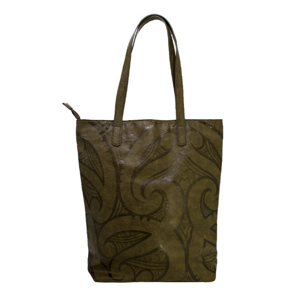 Moana Road x Miriama Grace-Smith Fendalton Bag Olive