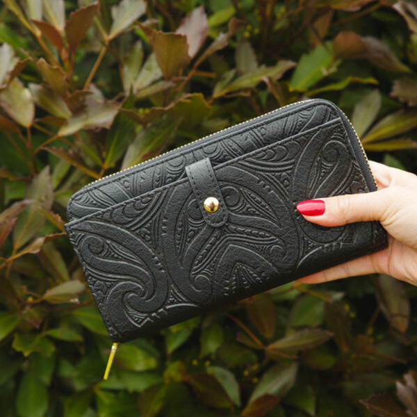 Moana Road x Miriama Grace-Smith Wallet Fitzroy Black