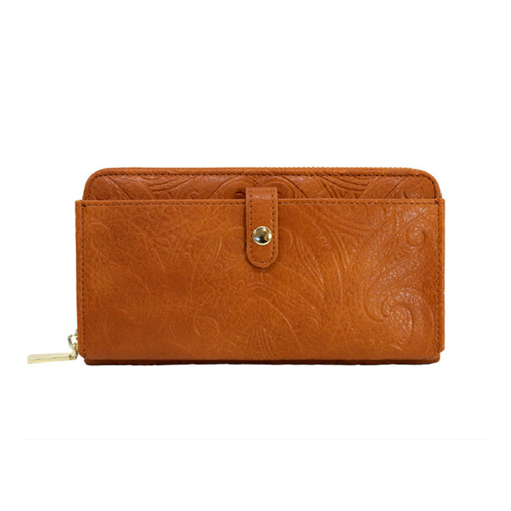Moana Road x Miriama Grace-Smith Wallet Fitzroy Tan