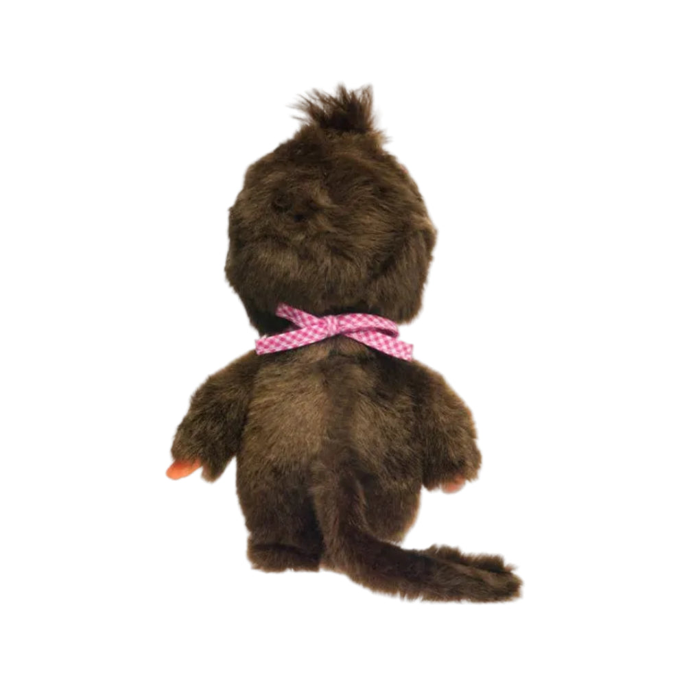Monchhichi 20cm Classic Girl Pink Bib