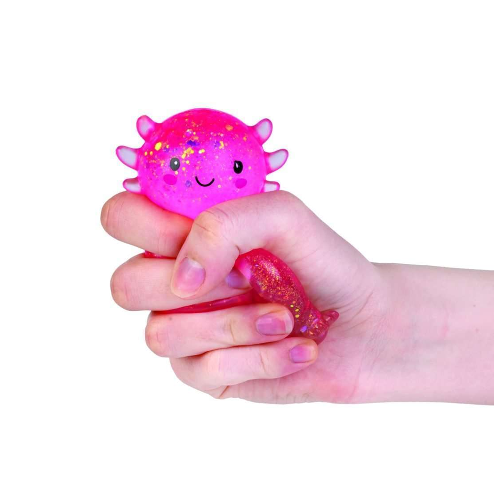 Squishy Glitter Axolotl Assorted