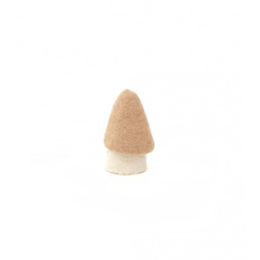 Muskhane 100% Felt Mushroom Morel Small Nude