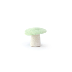 Muskhane 100% Felt Mushroom Flat Small Mint