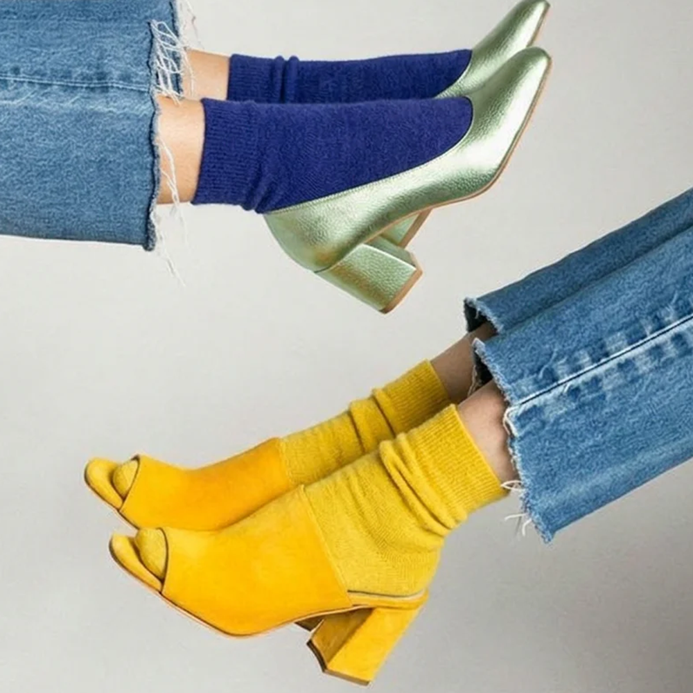 Nooan Possum Merino Wool Socks Hamilton Primrose