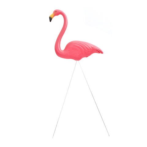 The Original Featherstone Pink Flamingo Single Neck Up