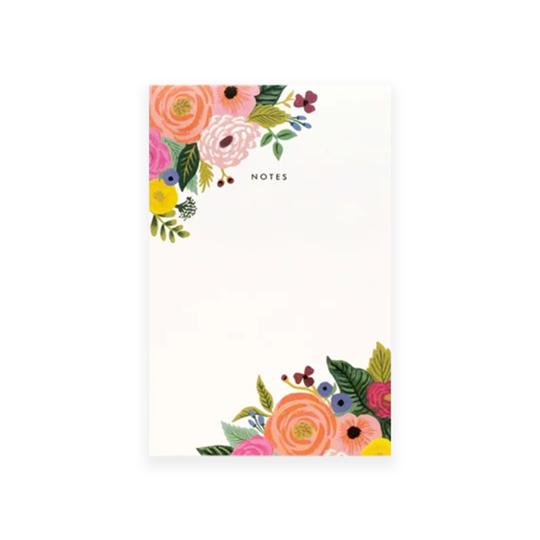 Rifle Paper Co Notepad Juliet Rose