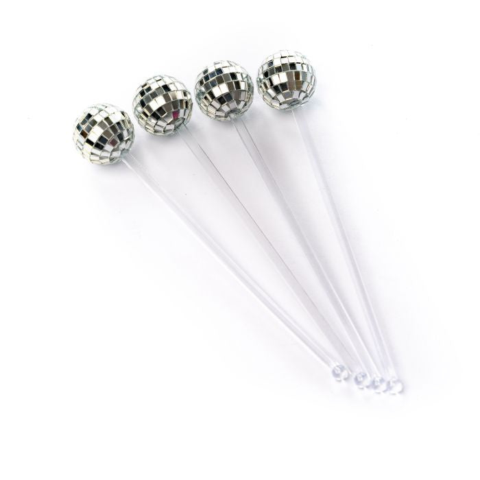 Disco Drink Stirrers Set of 4