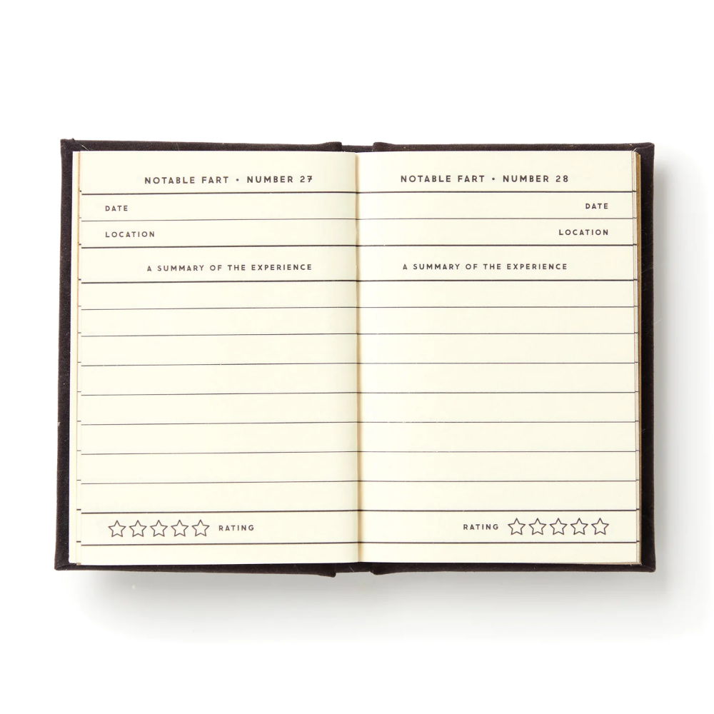 A tiny fart diary.